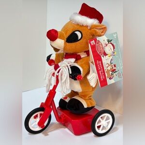 New With Tag!  2022 Gemmy “Rudolf the Red-Nosed Reindeer Animated Plush!